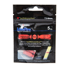 Lade das Bild in den Galerie-Viewer, LiveFire Tactical Training | 9mm Type3MalfunctionRound - 5er Pack - MantisX.de