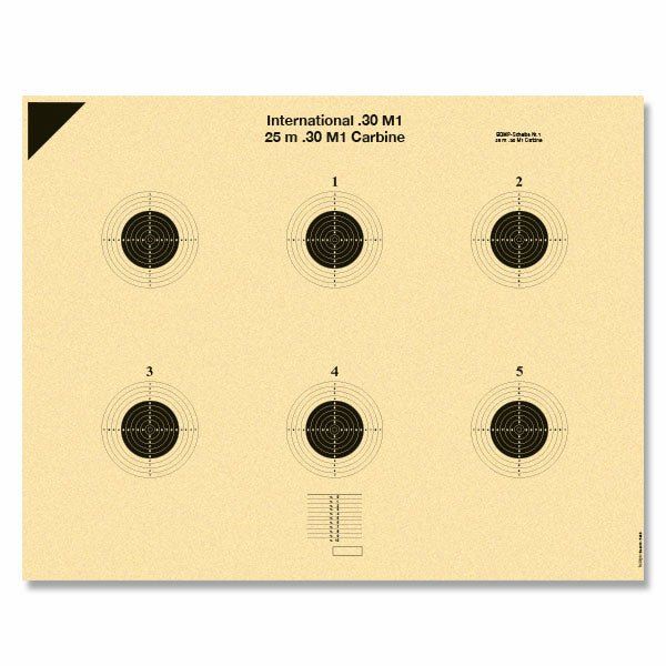 BDMP - Scheibe Nr. 1, 25m - MantisX.de
