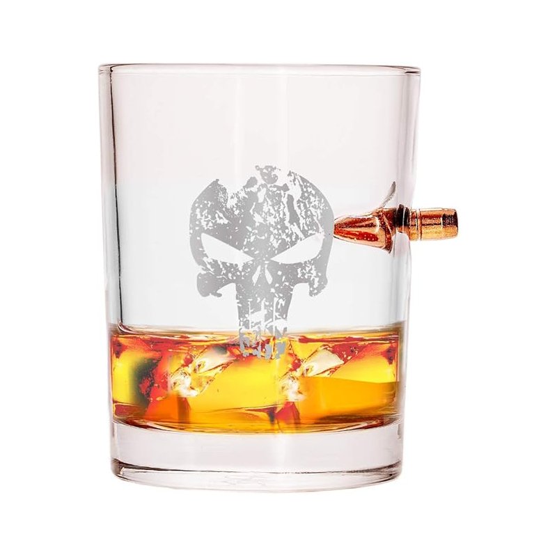 Lucky Shot - Whiskyglas mit .308 Geschoss - MantisX.de