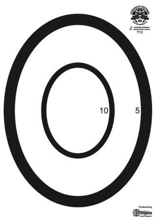 T13 ISB Zielscheibe Oval - MantisX.de